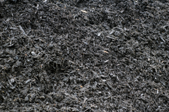 Black Mulch Color Enhanced Chips